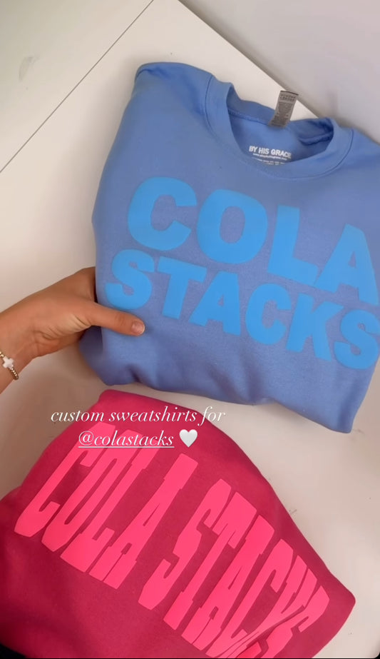 Cola Stacks Sweatshirt: PREORDER