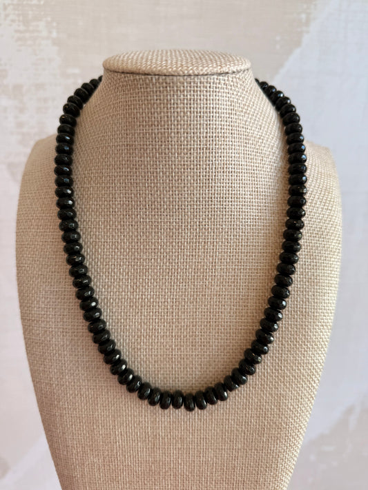Black Gemstone Necklace