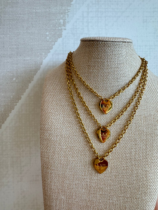 Sorority Heart Necklace