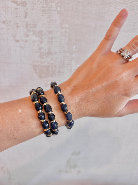 Navy Jolie Bracelet