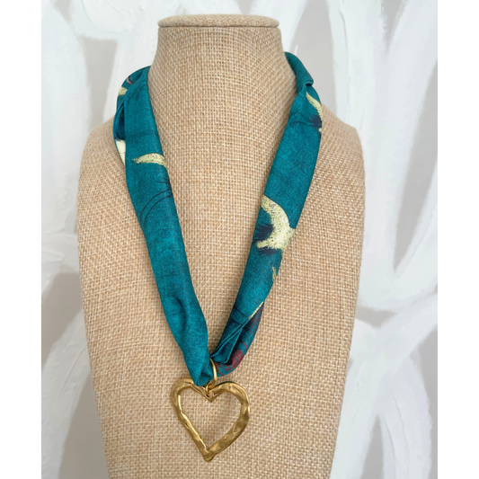 Birds of a Feather Scarf Necklace