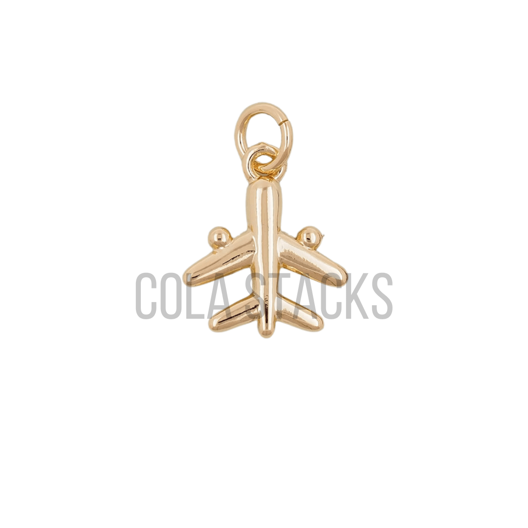 Airplane Charm - Cola Stacks - 