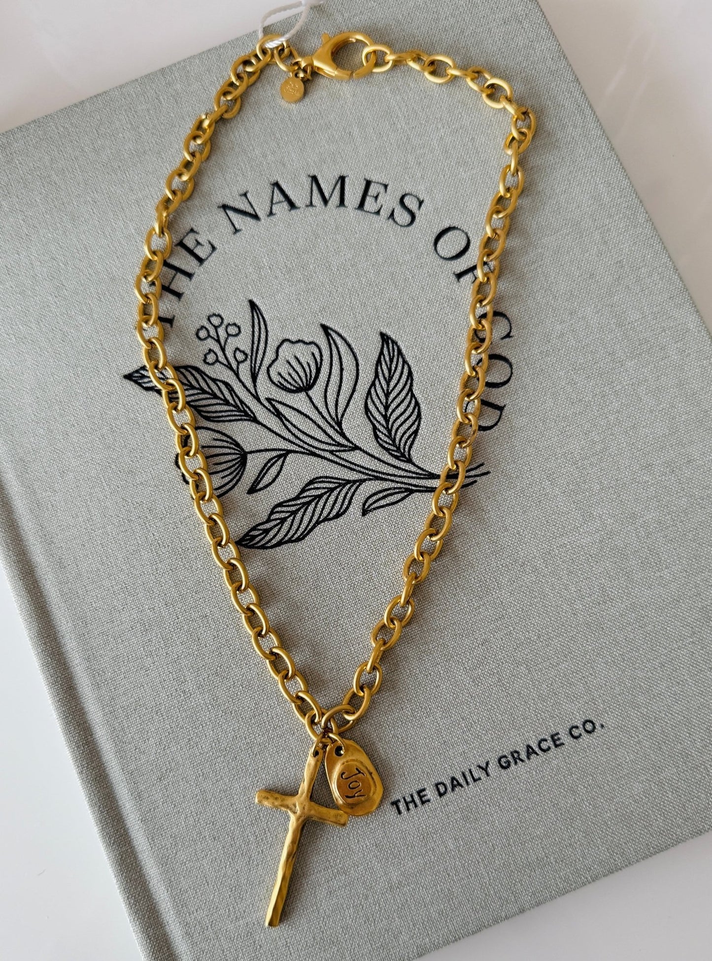 Always Be Joyful Necklace - Cola Stacks - 