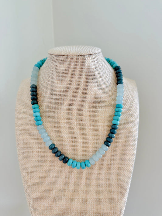 Azul Necklace - Cola Stacks - 