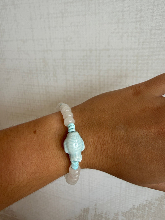 Blue Fish Bracelet - Cola Stacks -