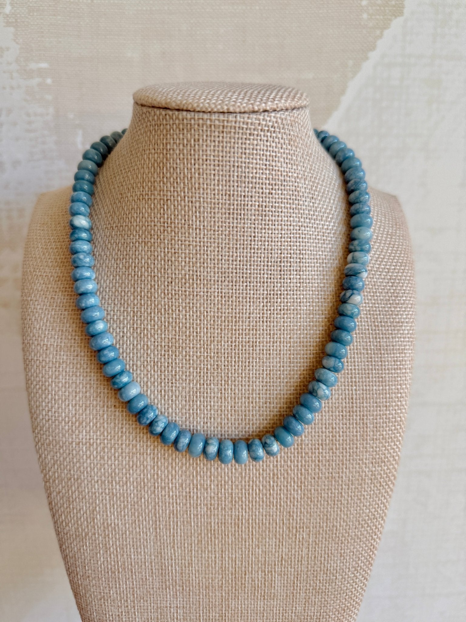 Blue Hues Necklace - Cola Stacks - 