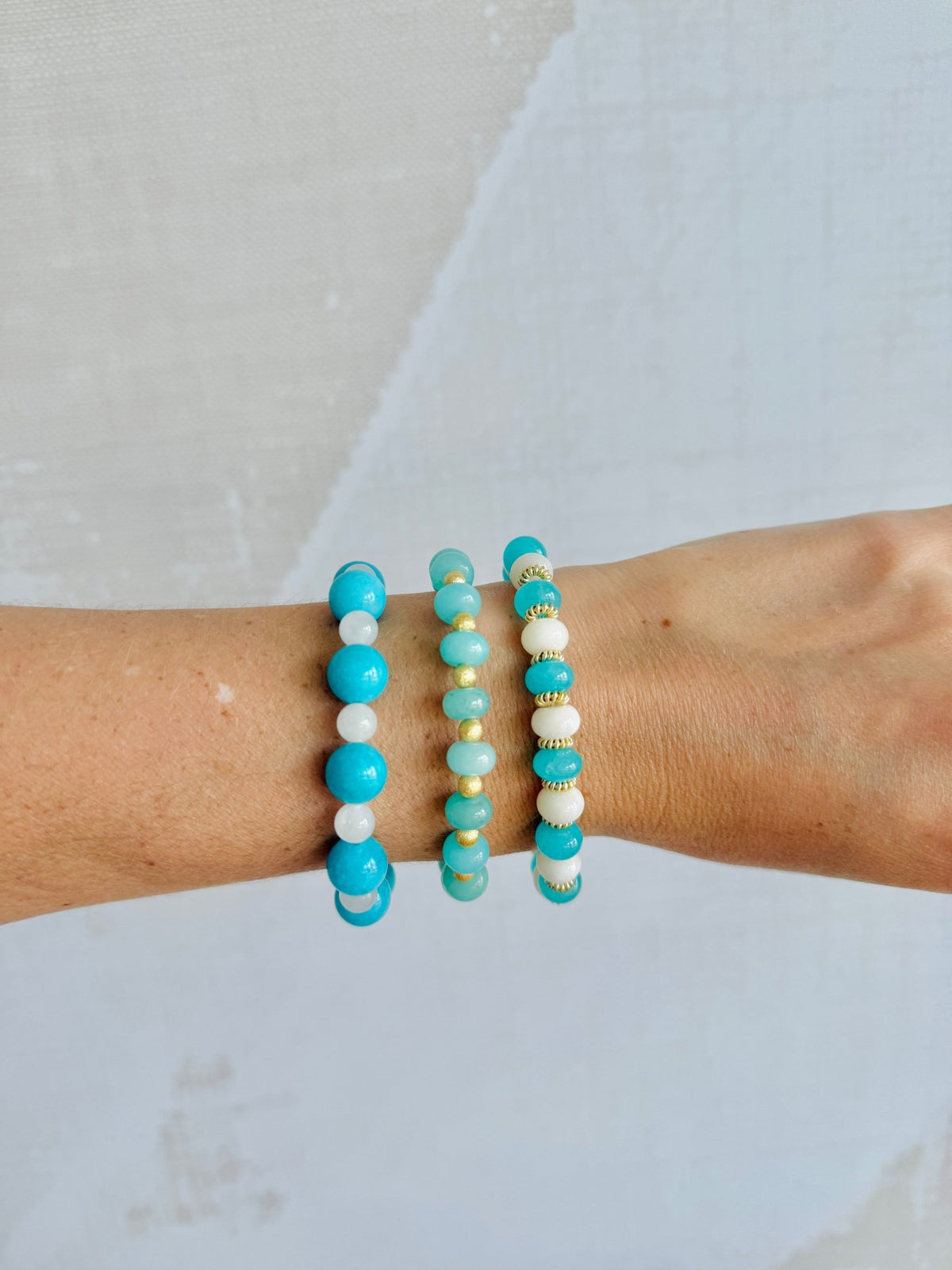 Bright Blue & White Stack - Cola Stacks -