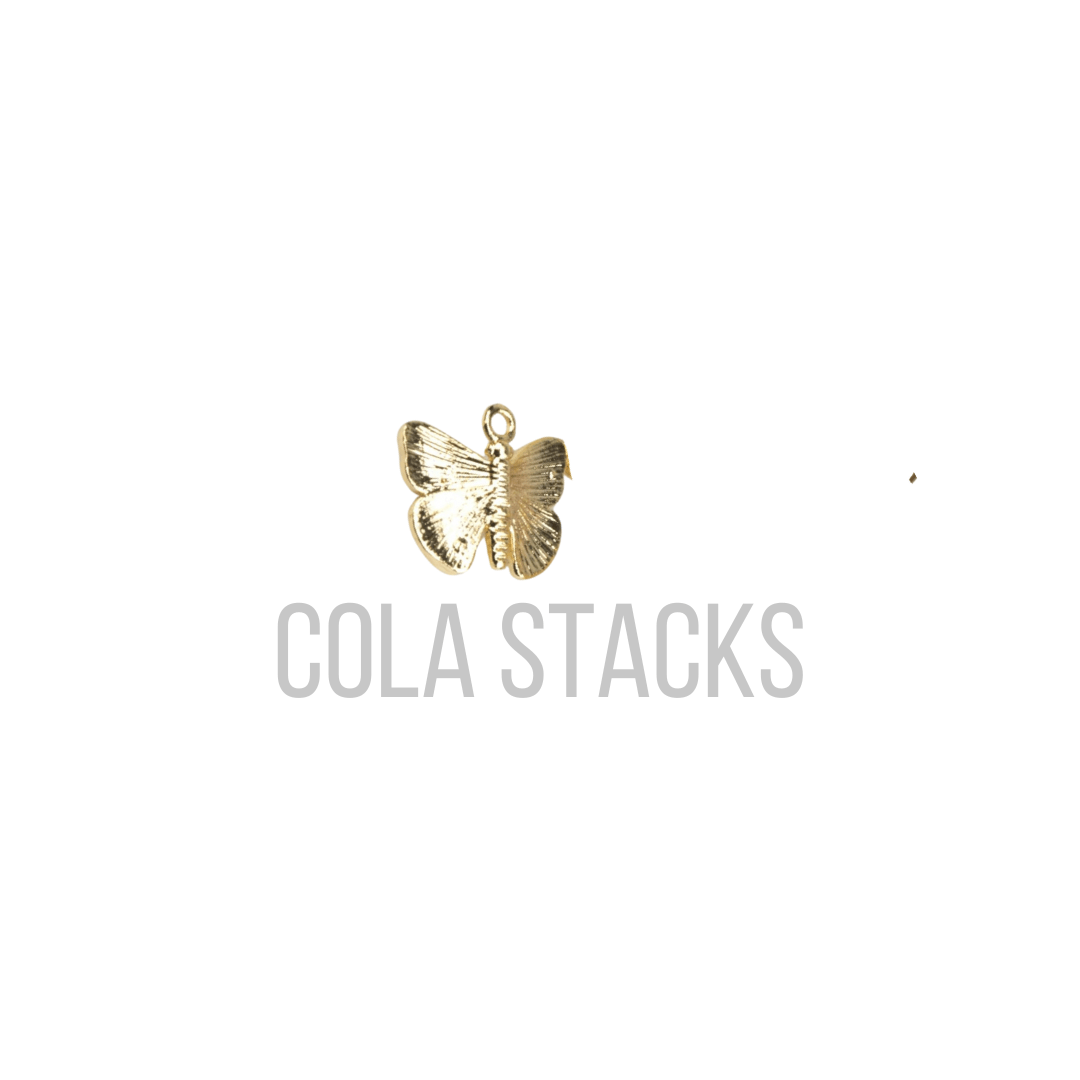 Butterfly Charm - Cola Stacks - 
