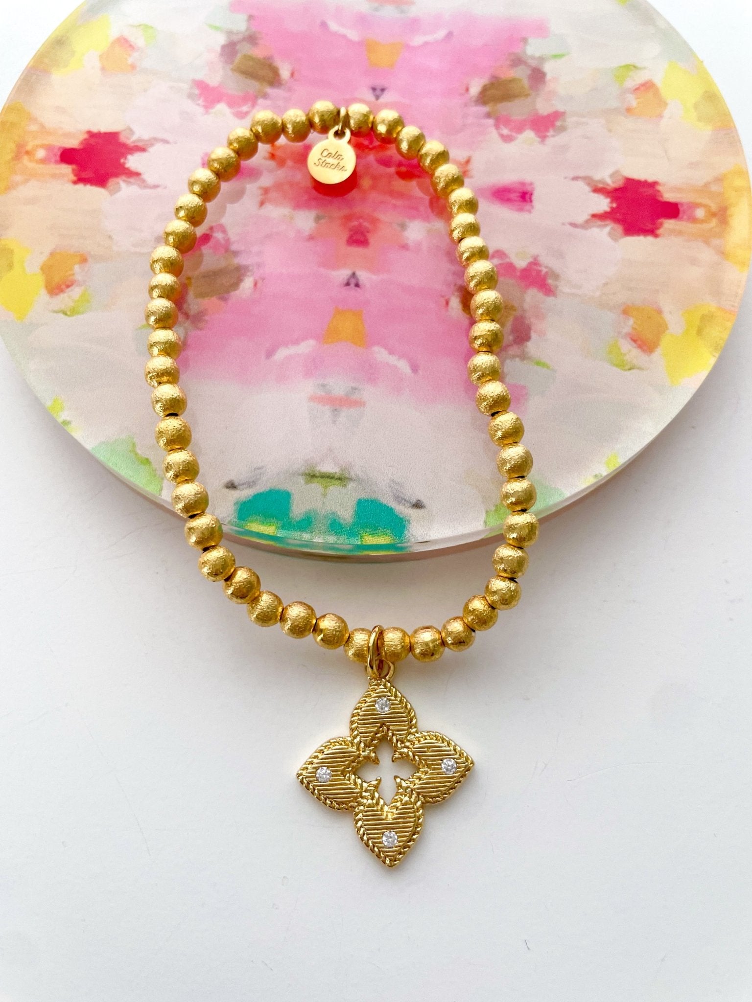 Cammie Bracelet - Cola Stacks - 