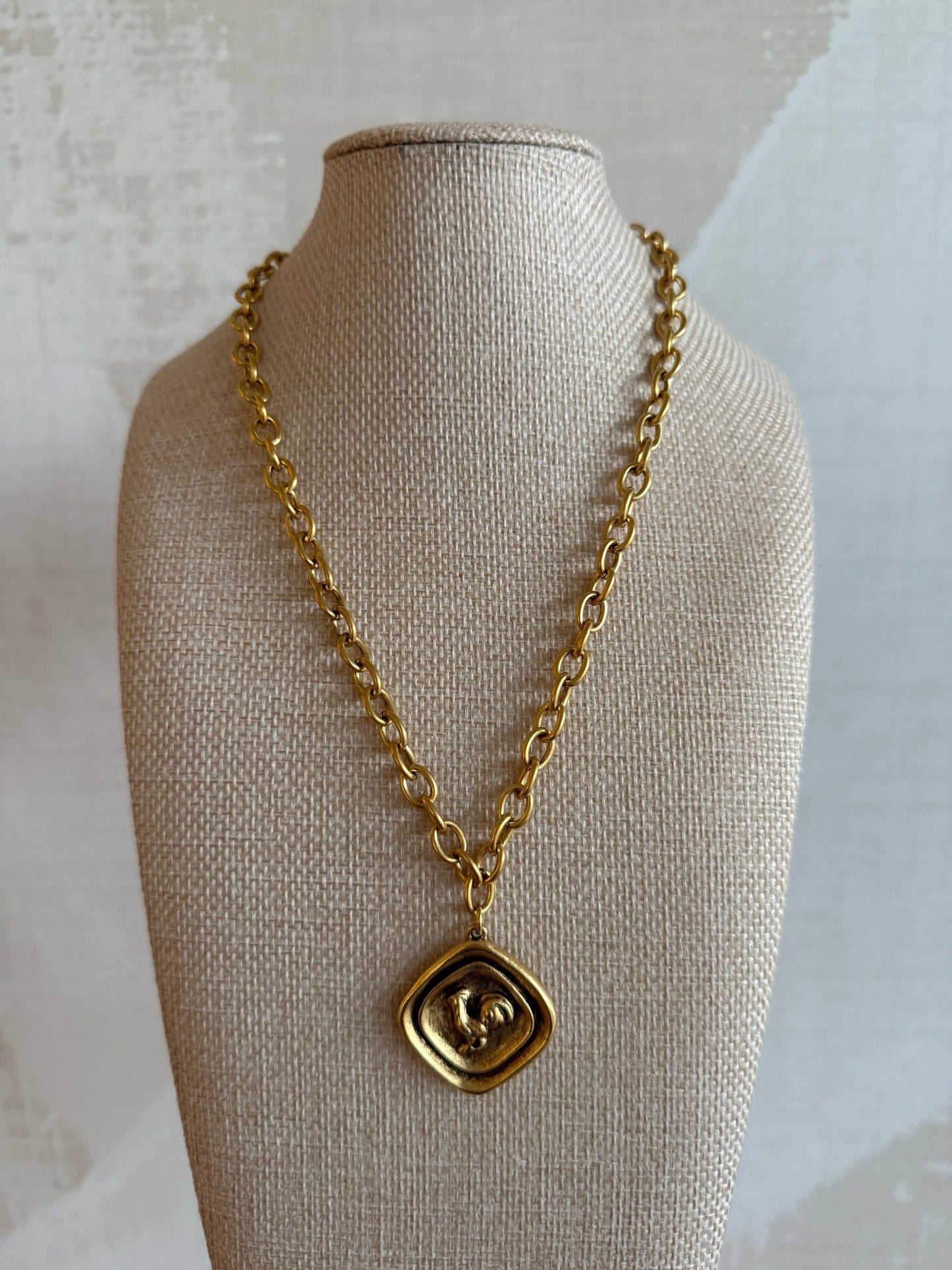 Chain Style 1 - Gamecock Necklace - Cola Stacks - 