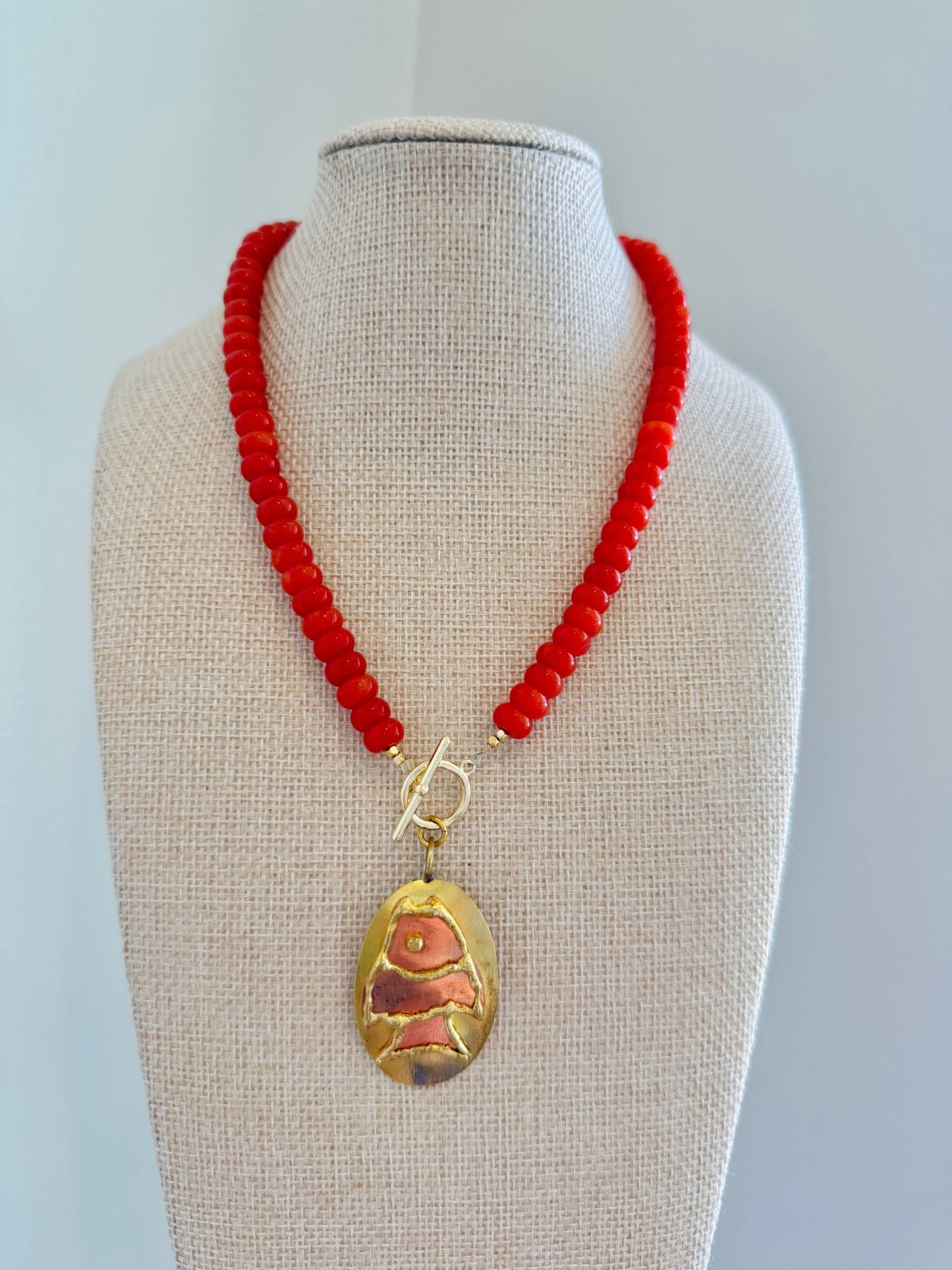 Clyde Necklace - Cola Stacks - 