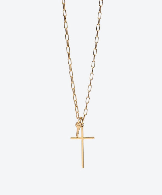Cross & Faith Key Necklace - Cola Stacks - 