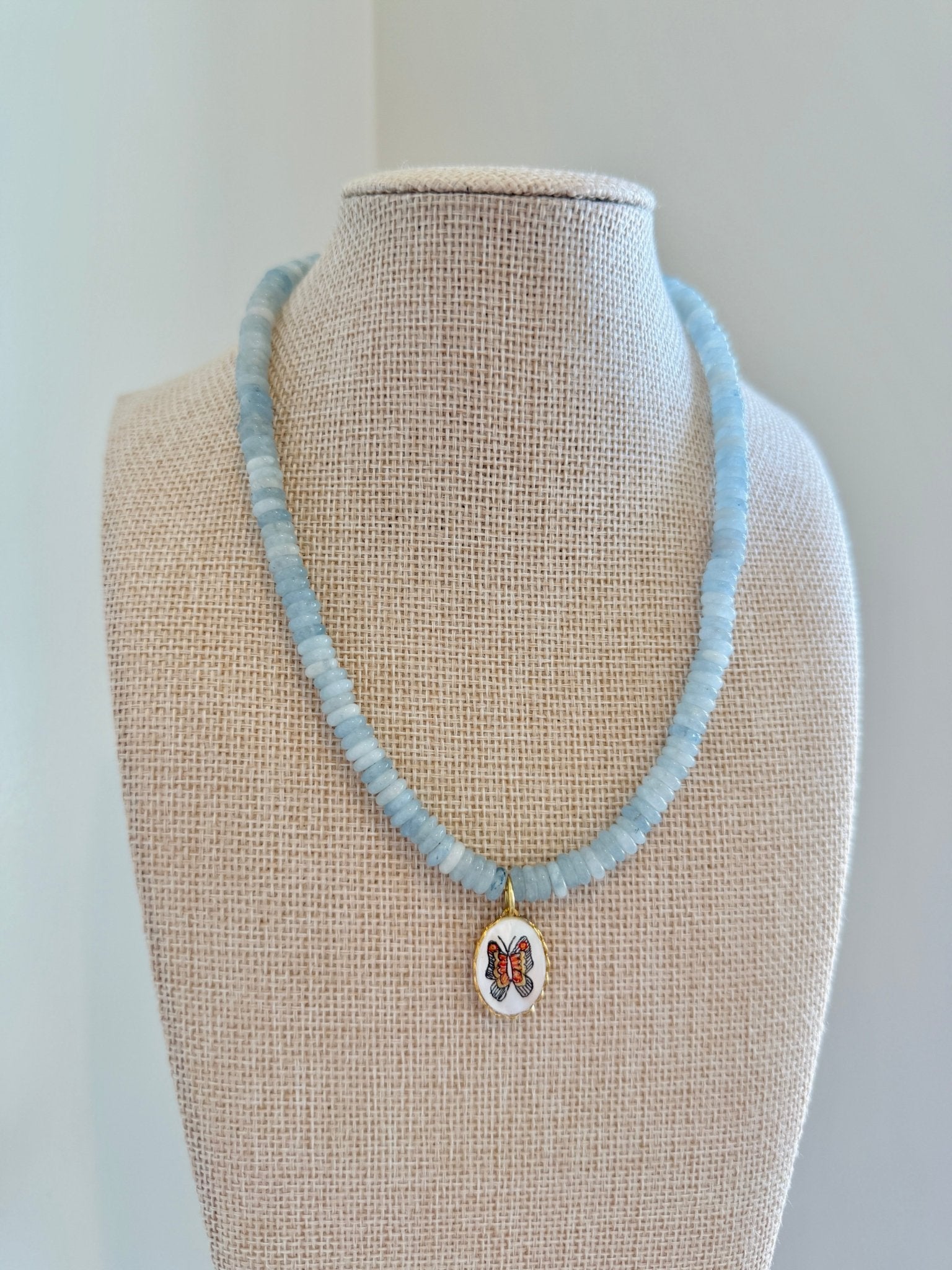Daphne Necklace - Cola Stacks - 