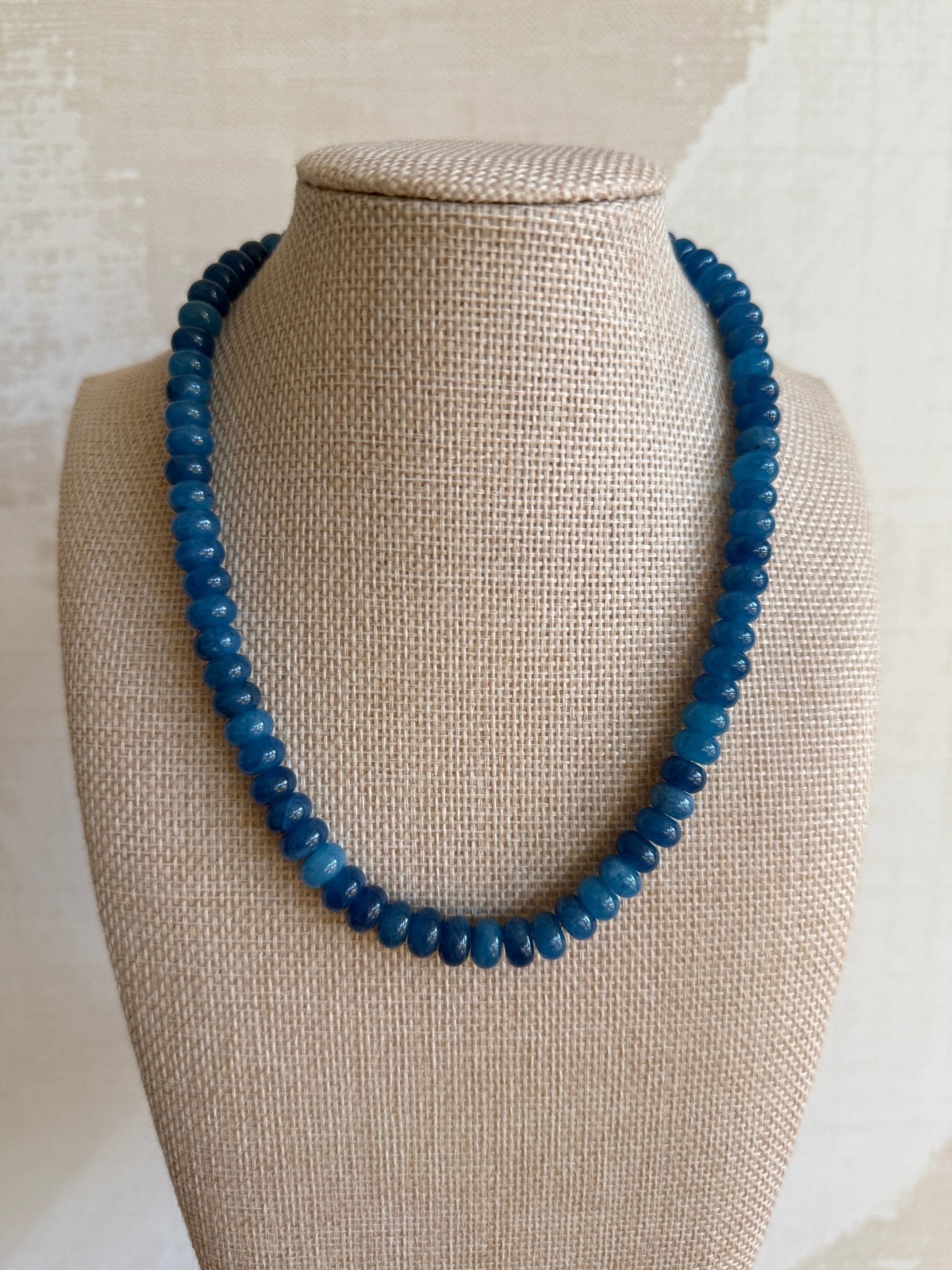 Dark Blue Necklace - Cola Stacks - 