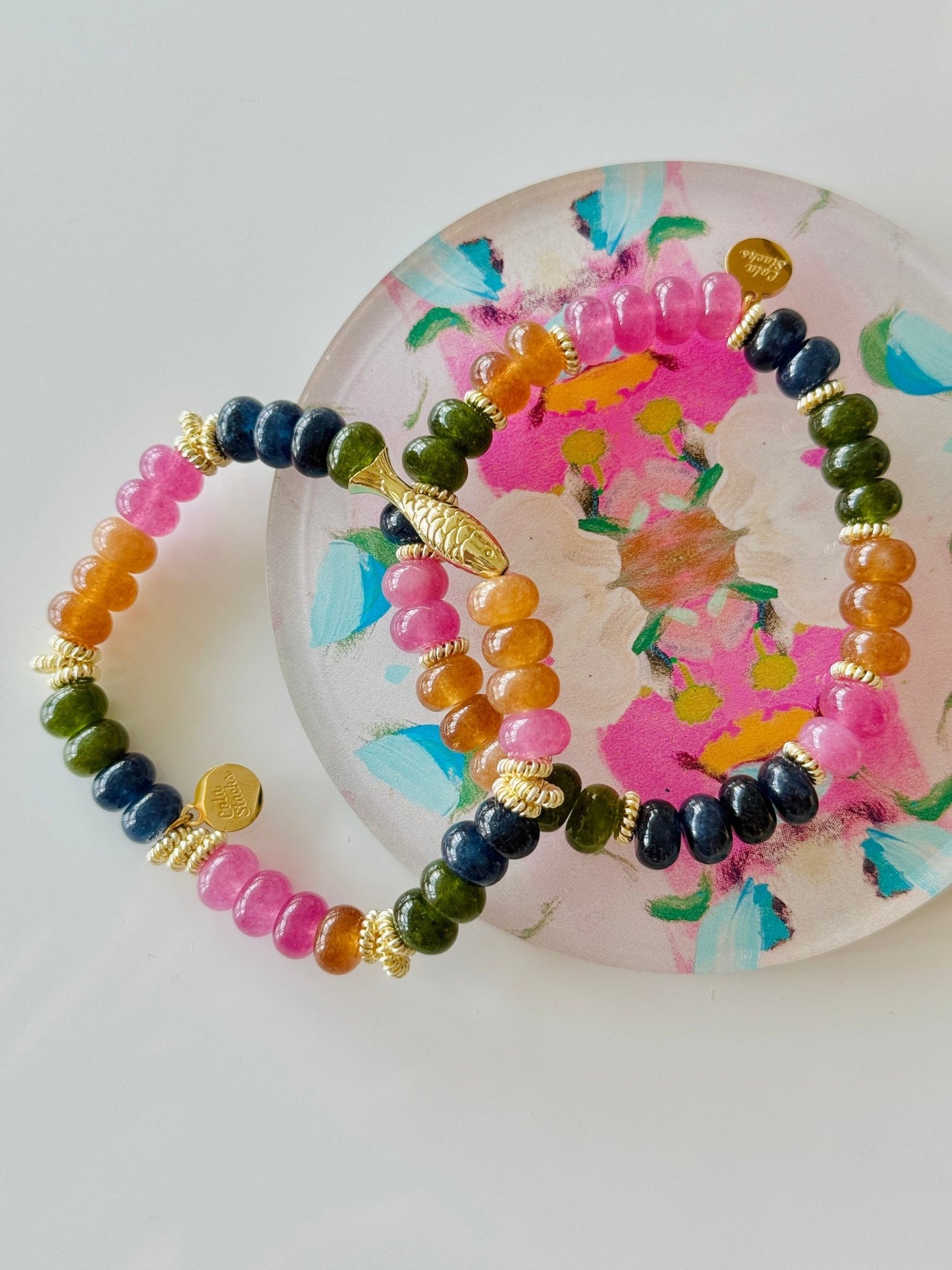 Del Mar Bracelet - Cola Stacks - 