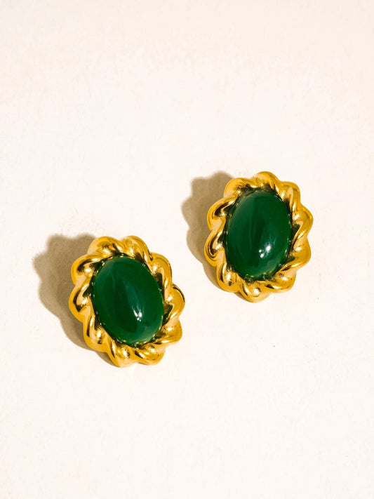 Elizabeth Earrings - Cola Stacks - 