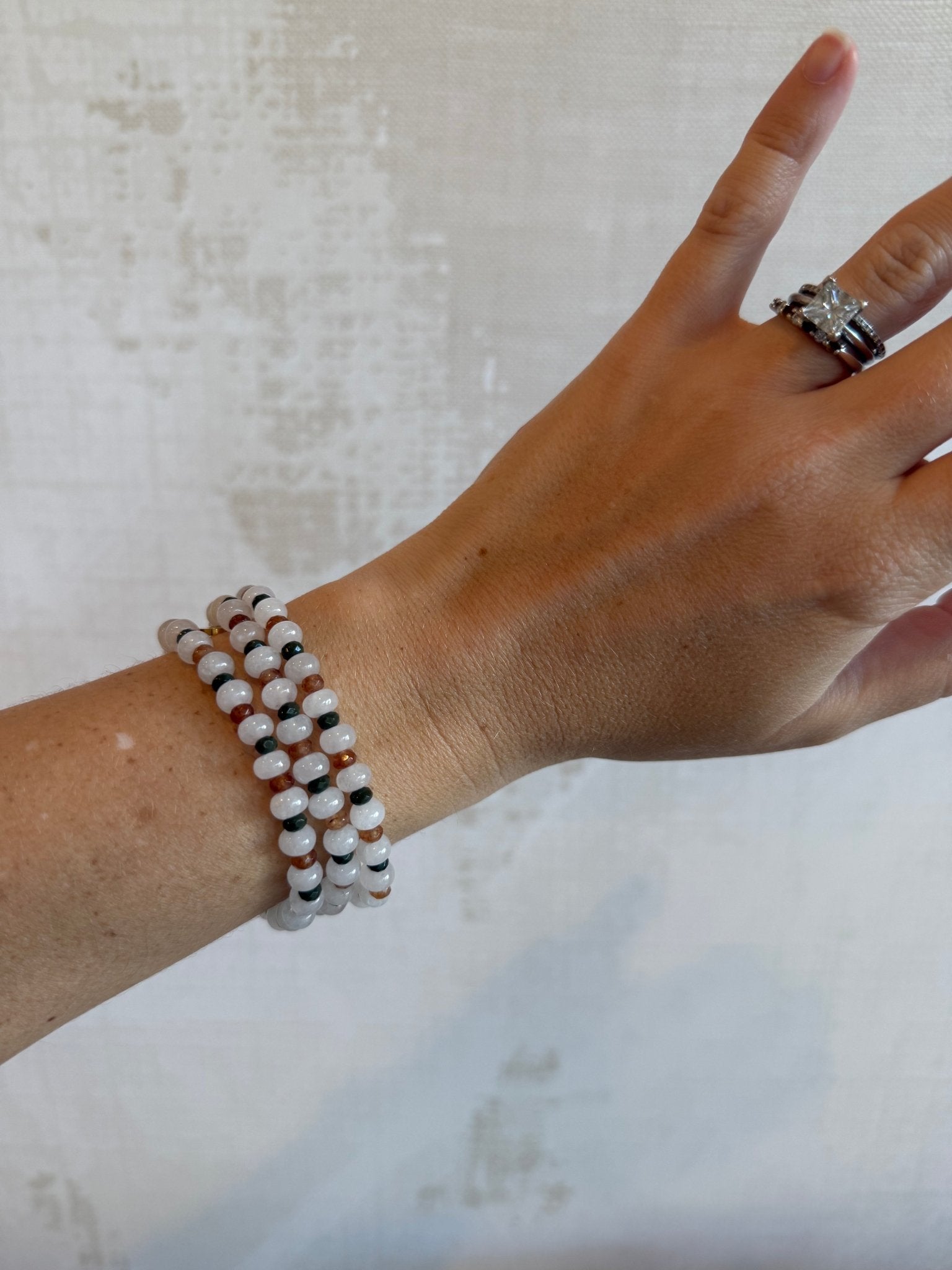 Fall Confetti Bracelet - Cola Stacks - 