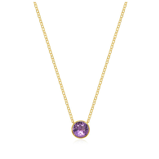 February Necklace - Cola Stacks - 