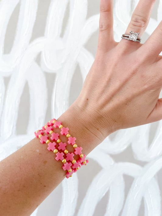 Forever Pink Bracelet - Cola Stacks - 