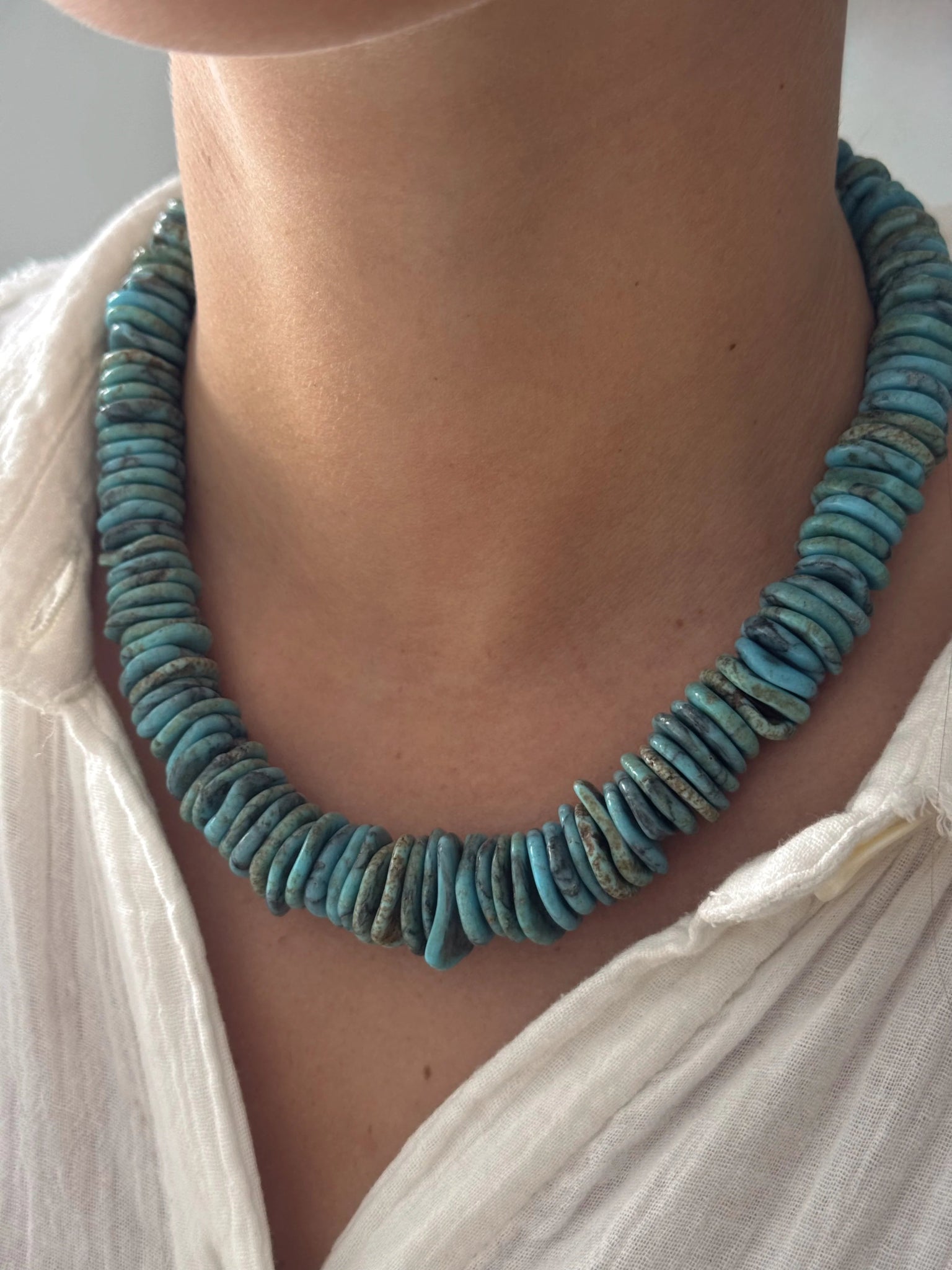 Gill Disc Necklace - Cola Stacks - 