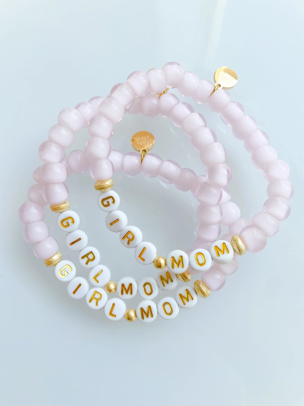 Girl Mom Bracelet - Cola Stacks - 