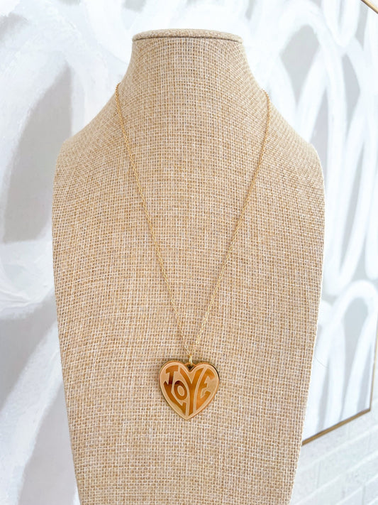 Groovy Love Necklace - Cola Stacks - 