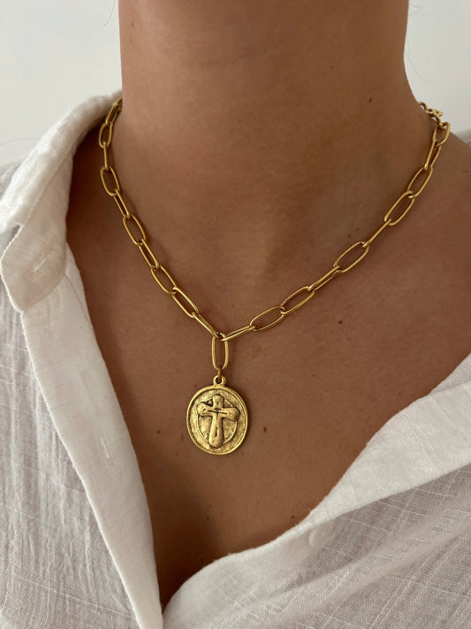 Guardian Angel Necklace - Cola Stacks - 