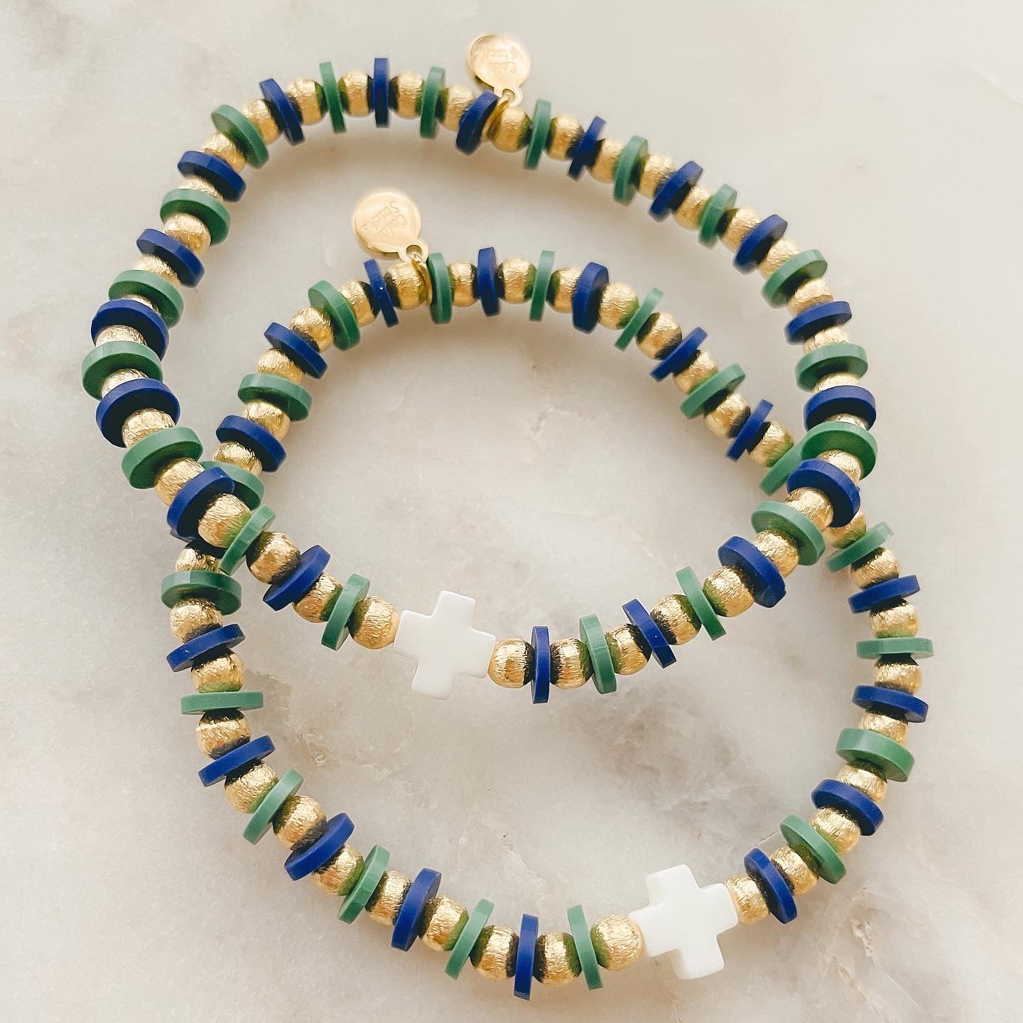 Hall Cross Bracelet - Cola Stacks - 