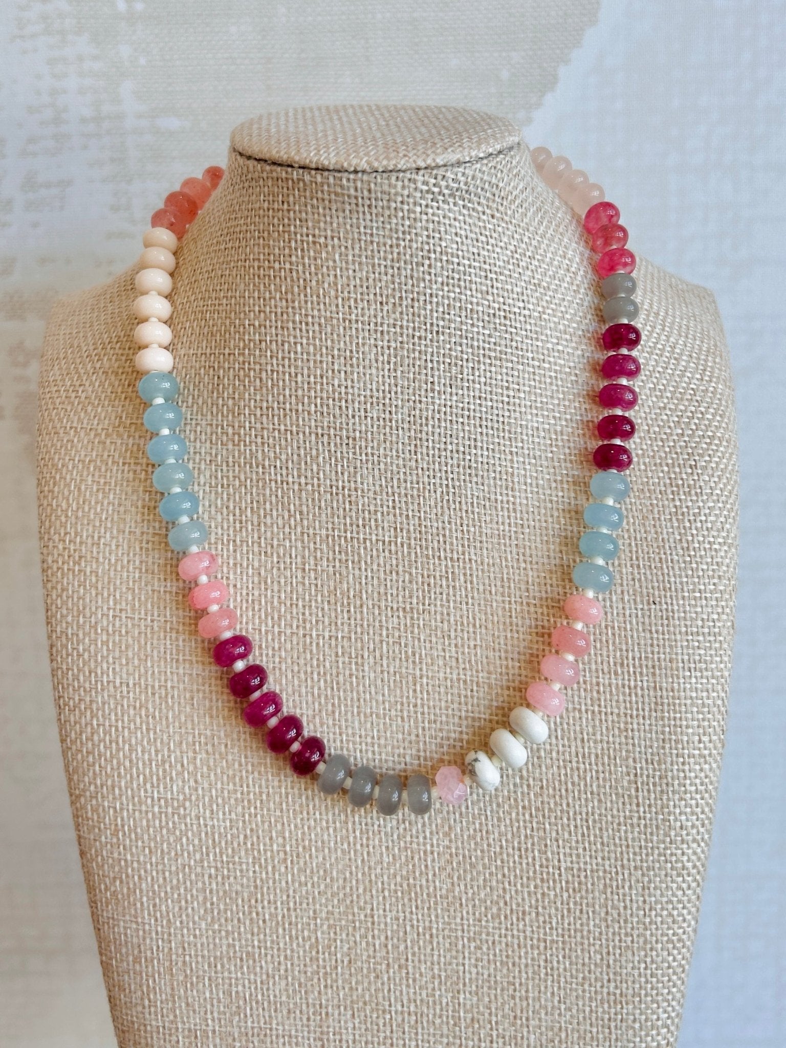 Hannah Necklace - Cola Stacks - 