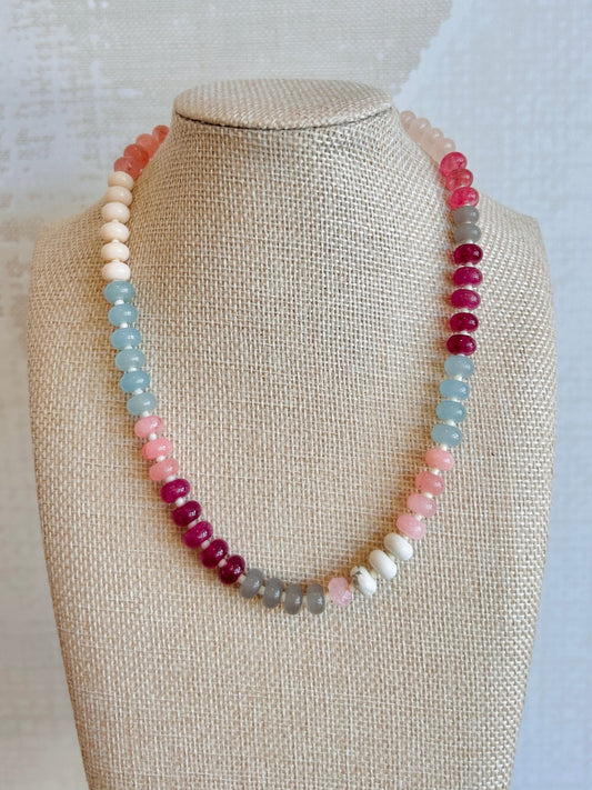 Hannah Necklace - Cola Stacks - 