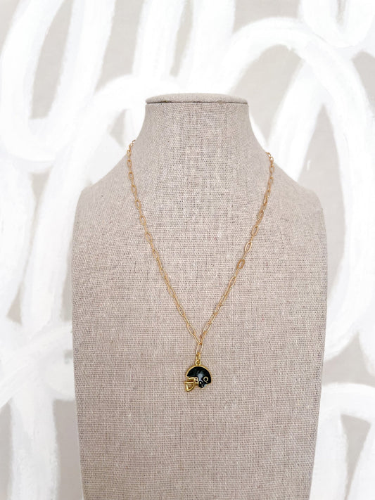 Helmet Necklace - Cola Stacks - 