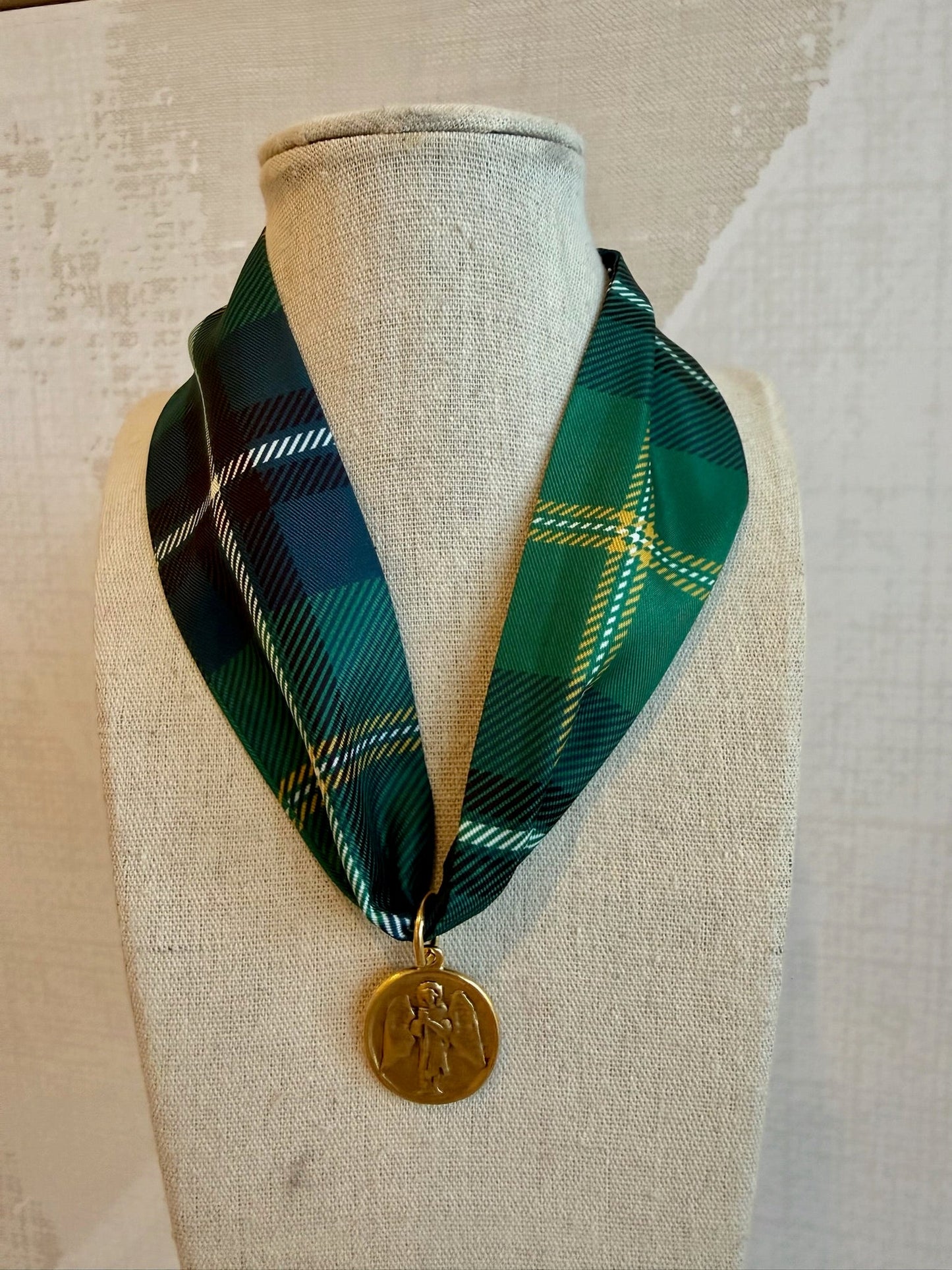 Holly Scarf Necklace - Cola Stacks - 