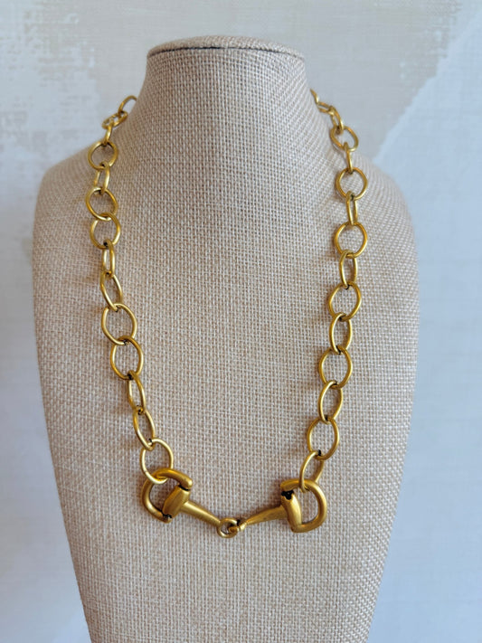 Horsing Around Necklace - Cola Stacks -