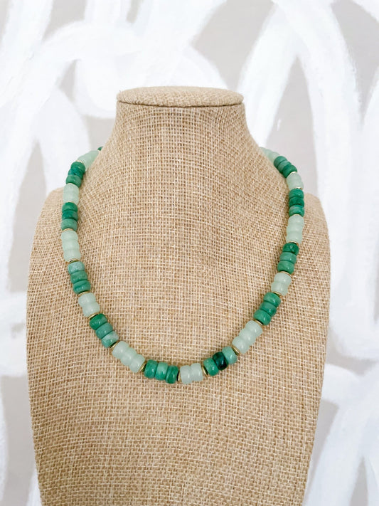 Irish Wish Necklace - Cola Stacks - 