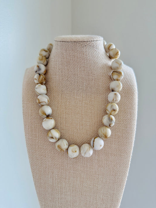 Janie Necklace - Cola Stacks - 