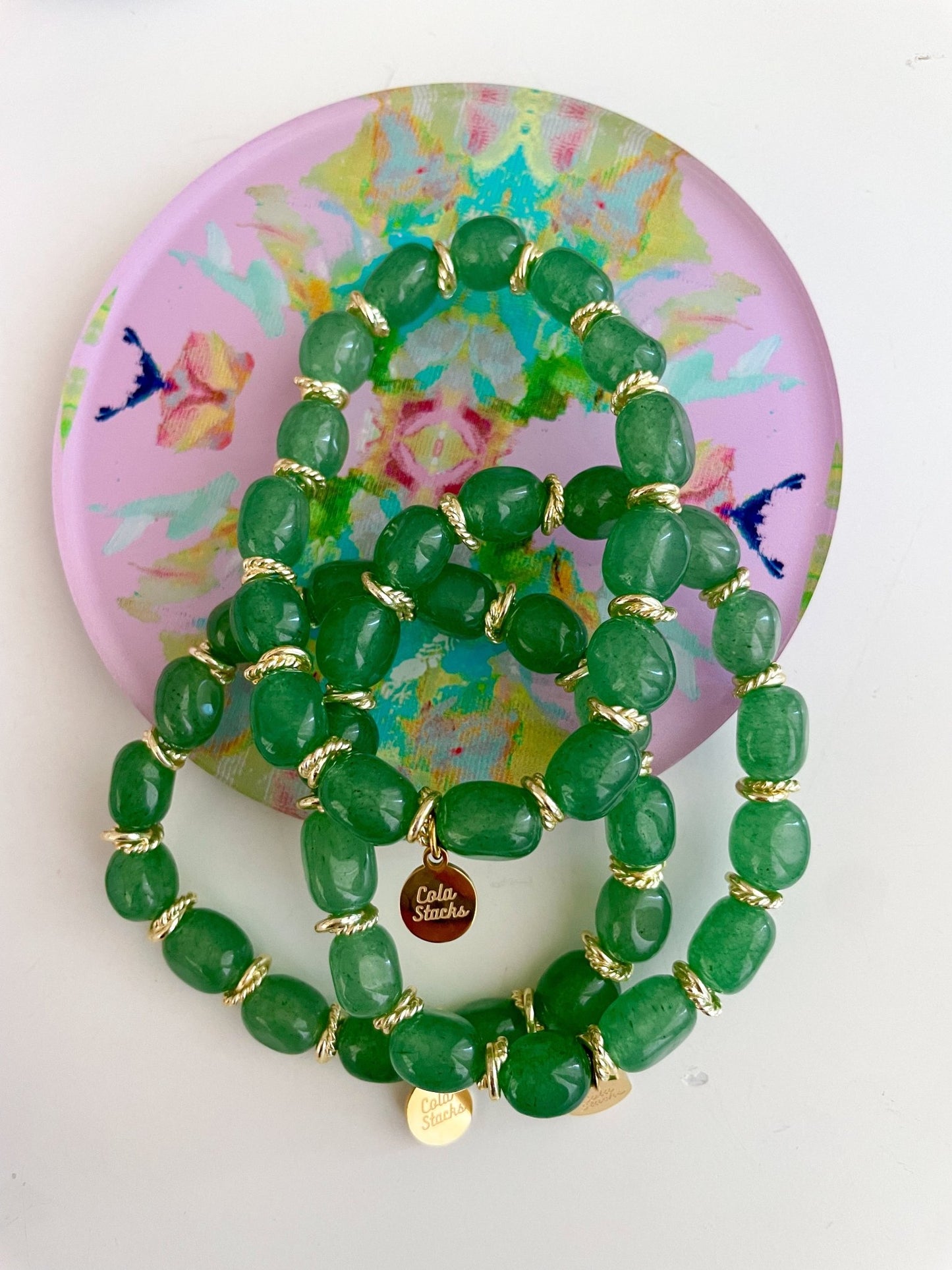 Jolie Bracelet - Cola Stacks - 