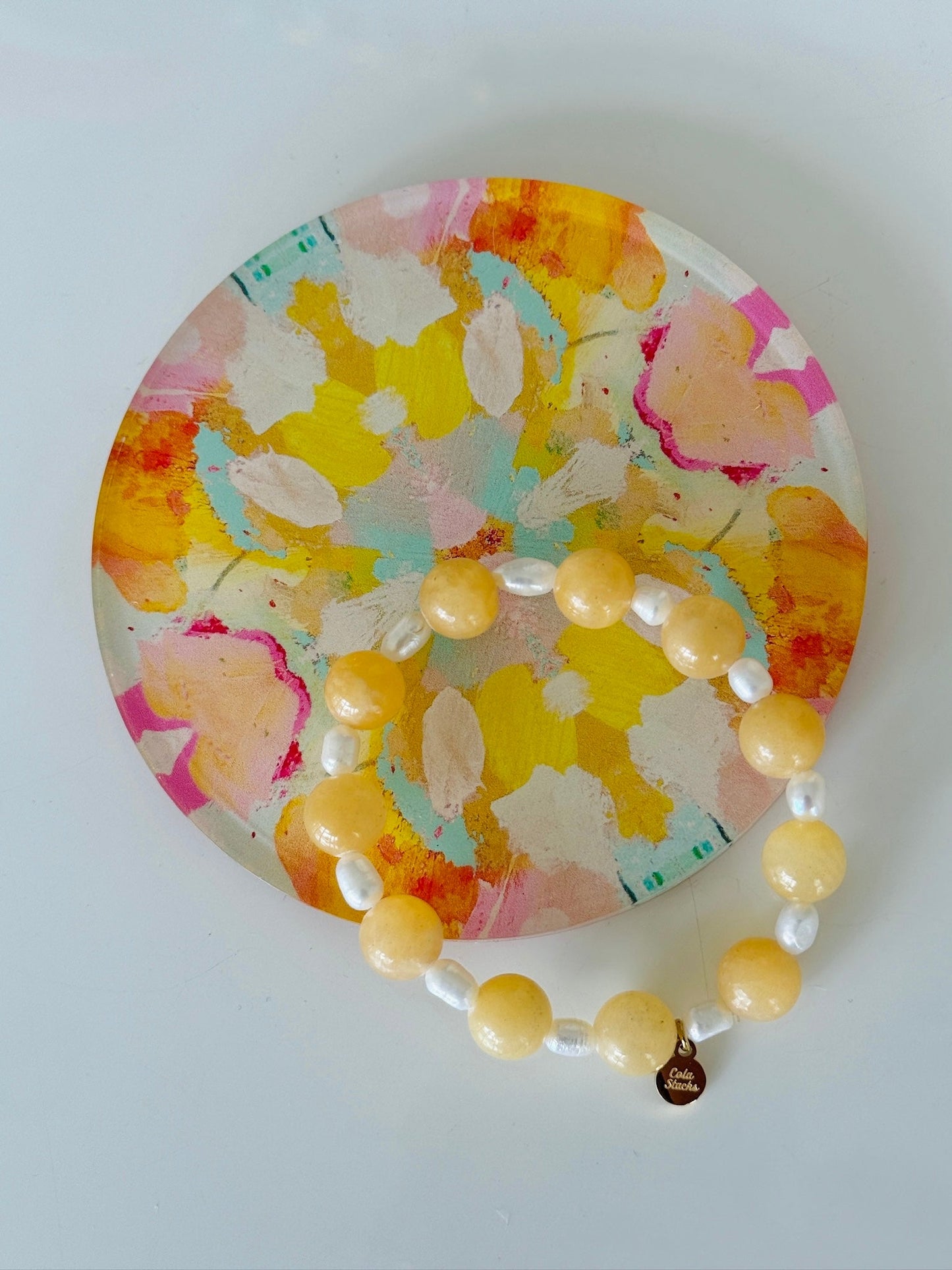 Joyful Bracelet - Butter - Cola Stacks - 