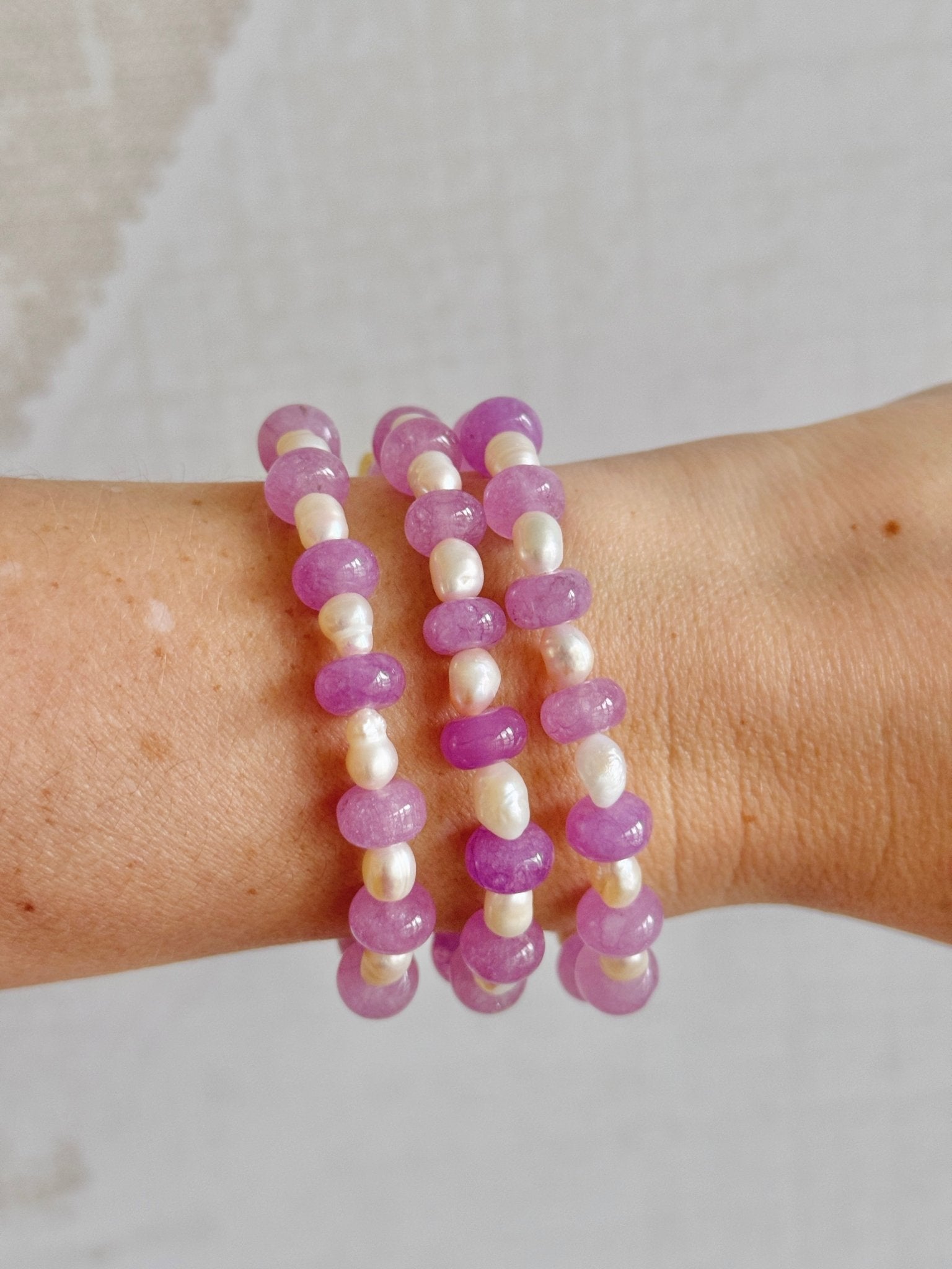 Joyful Bracelet - Lavender - Cola Stacks - 