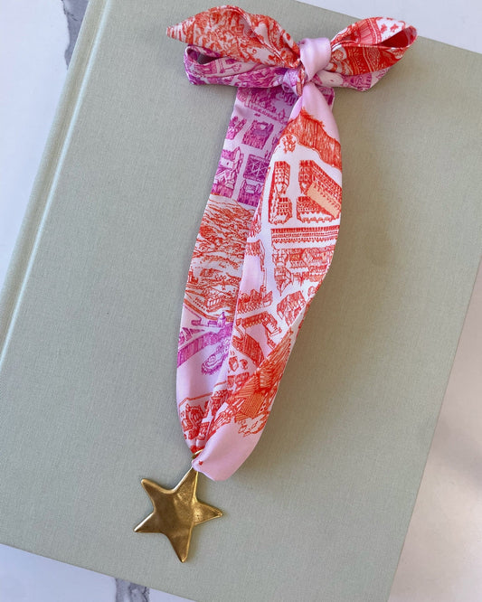 Joyful Scarf Necklace - Cola Stacks - 
