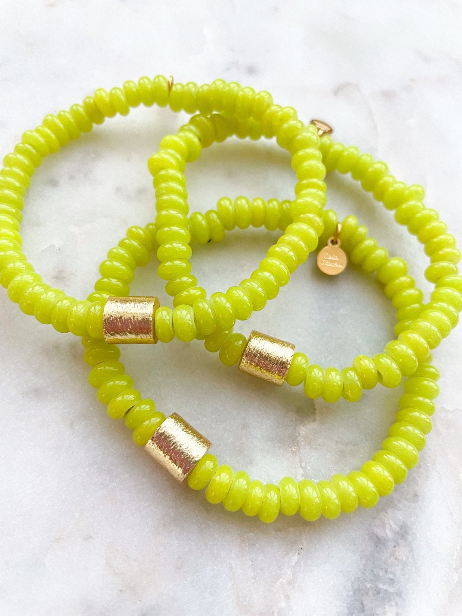 Key Lime Bracelet - Cola Stacks - 