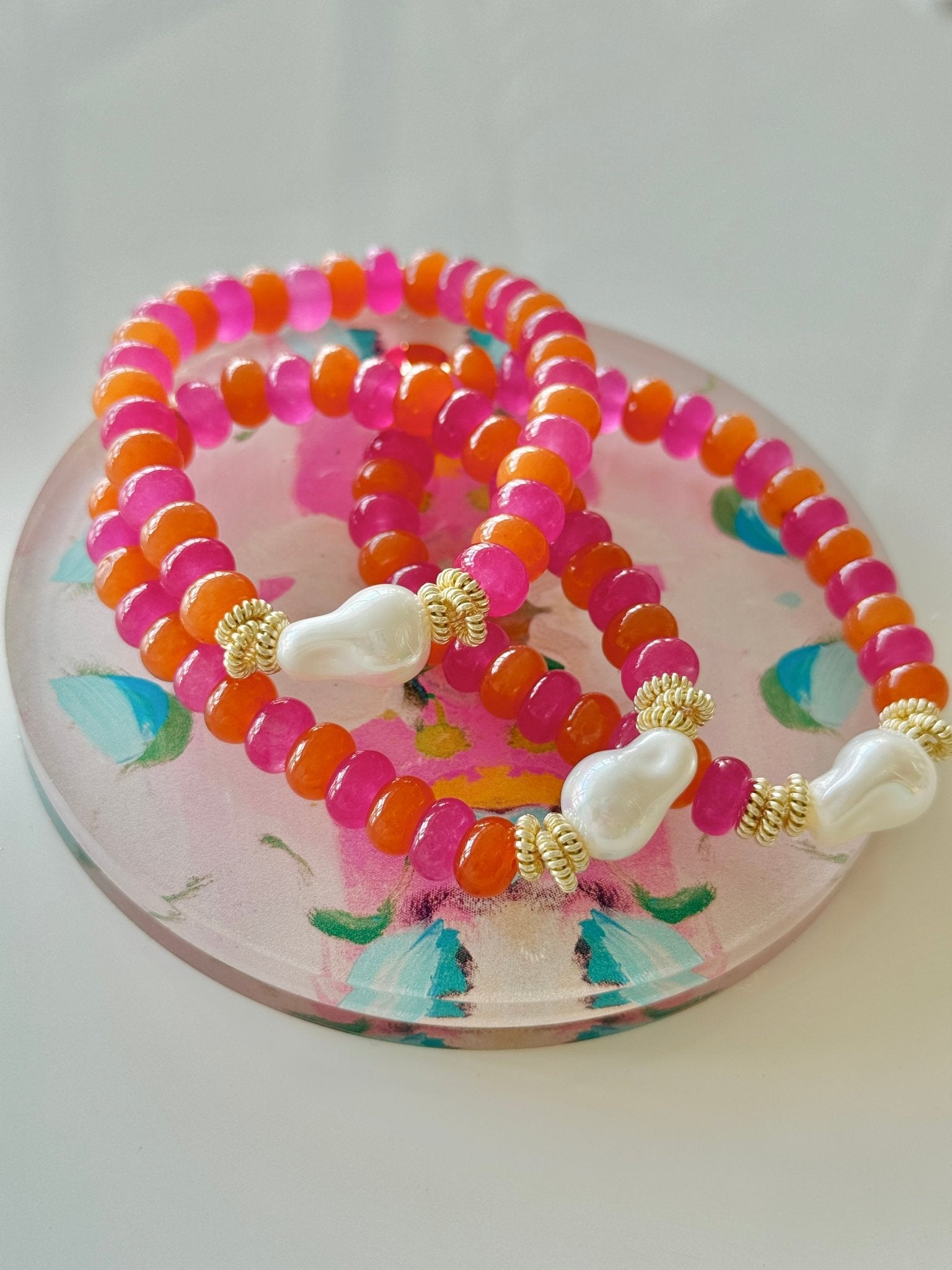 Lana Bracelet - Cola Stacks - 