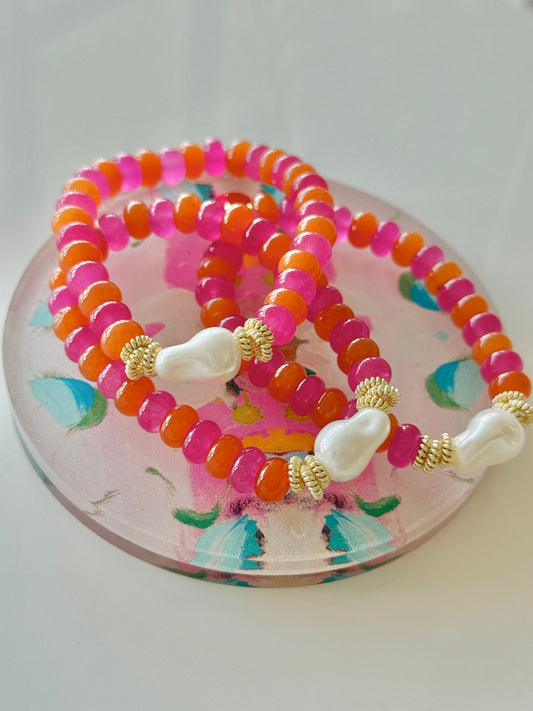 Lana Bracelet - Cola Stacks - 