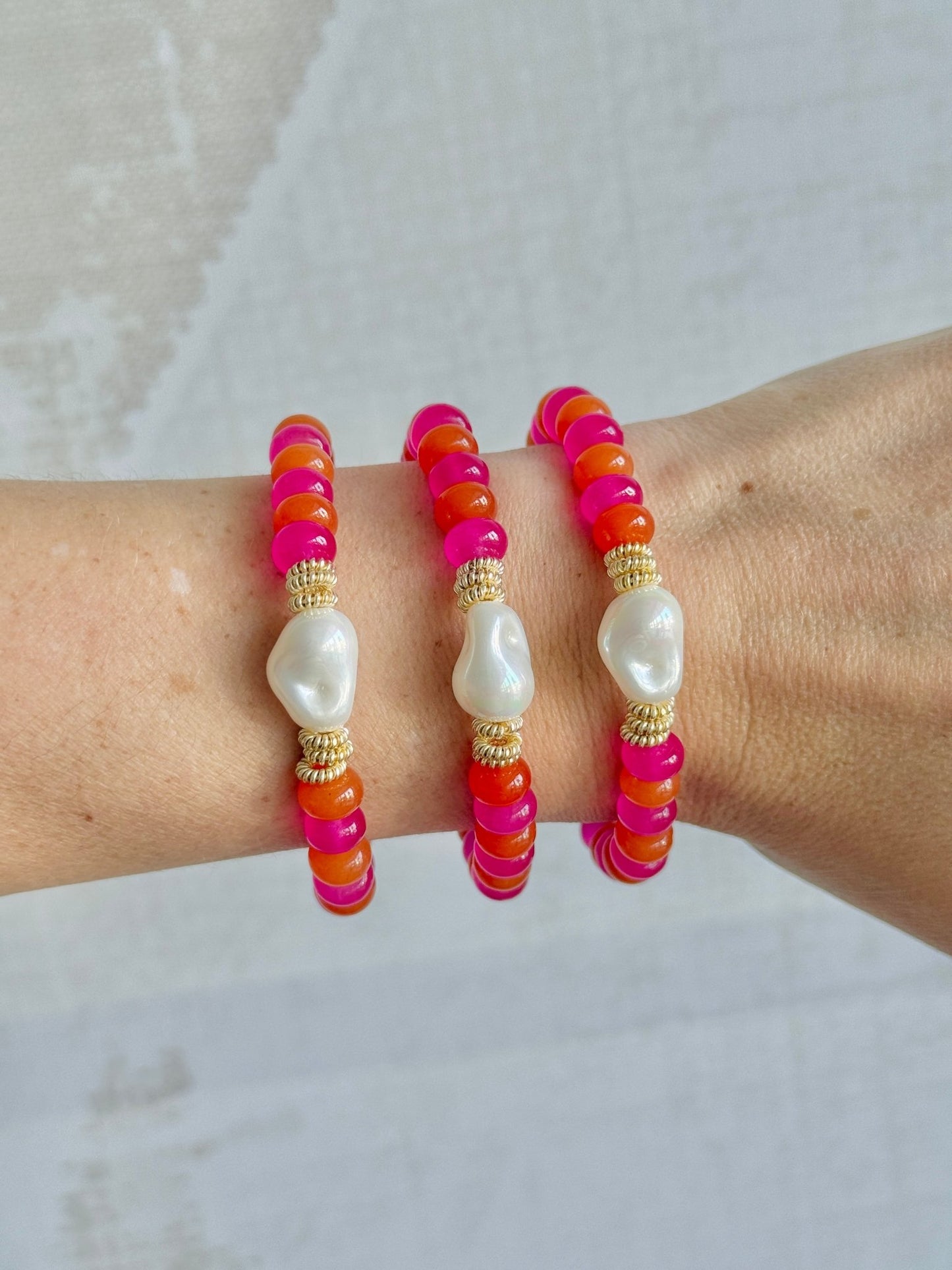 Lana Bracelet - Cola Stacks - 