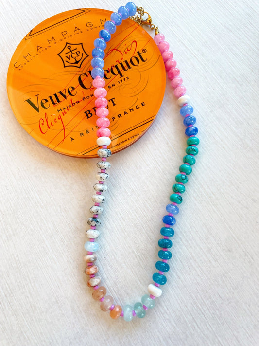 Lily Necklace - Cola Stacks - 