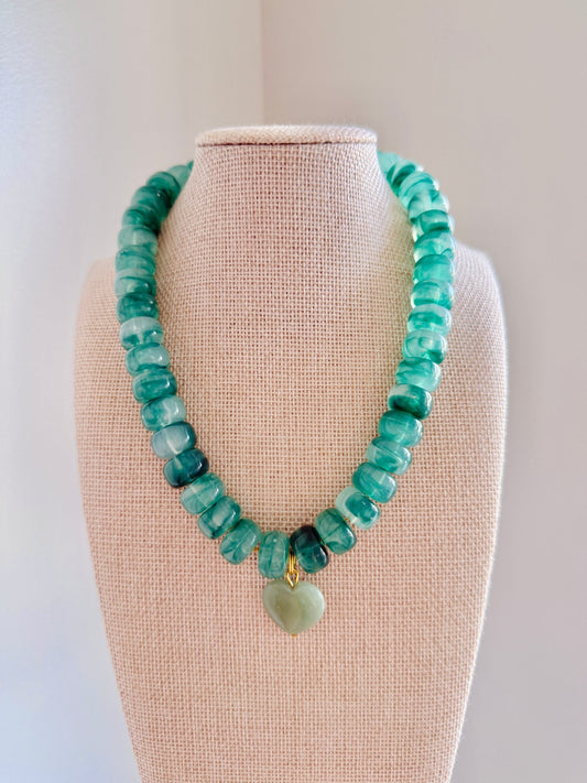 Lizzy Necklace - Cola Stacks - 