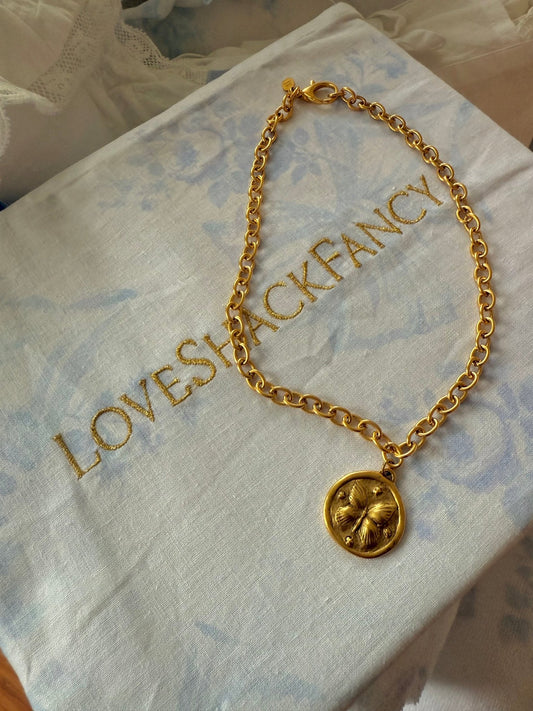 LSF Butterfly Necklace - Cola Stacks - 