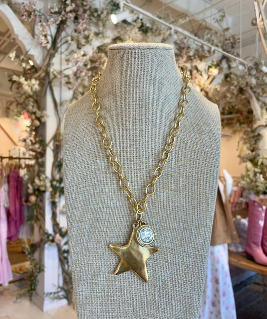 Lucky Star Necklace - Cola Stacks - 