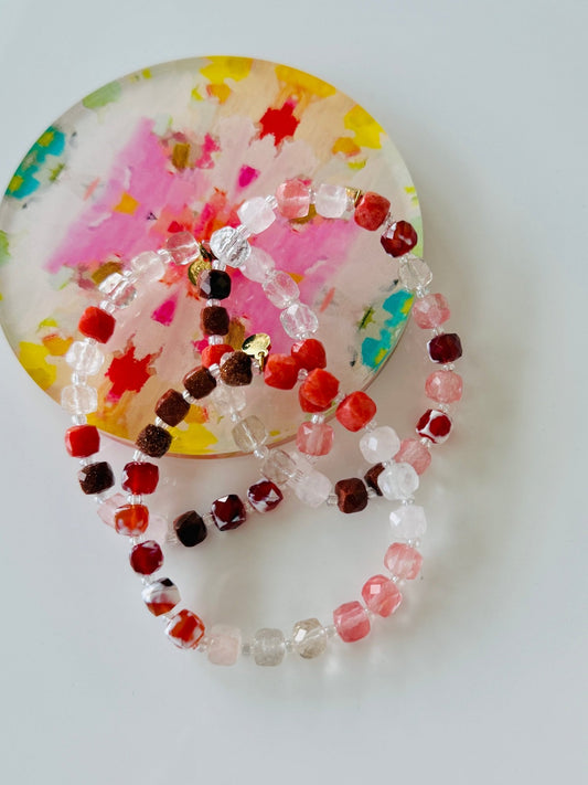 Lulu Bracelet - Cola Stacks - 