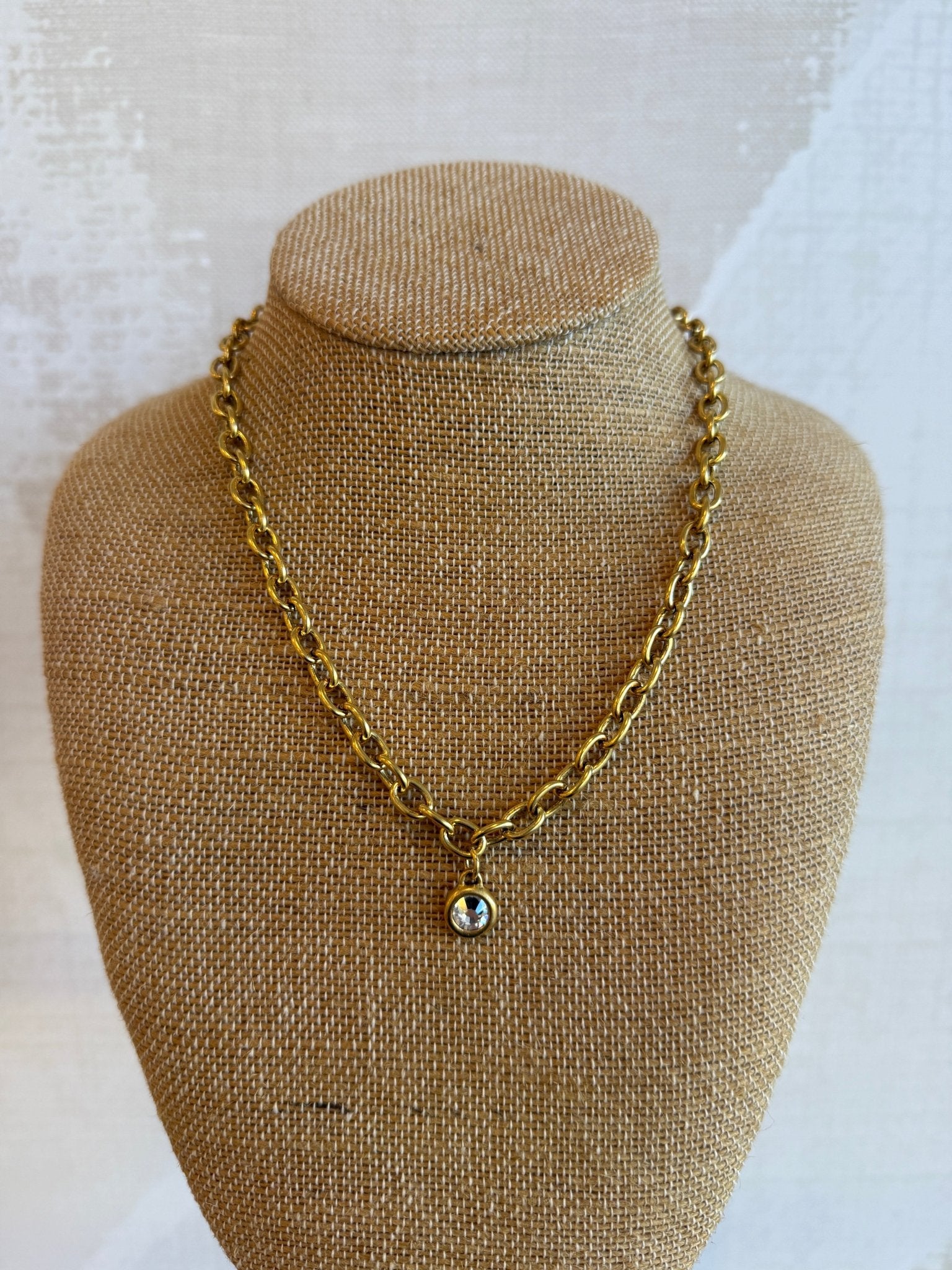 Mila Link Necklace - Cola Stacks - 