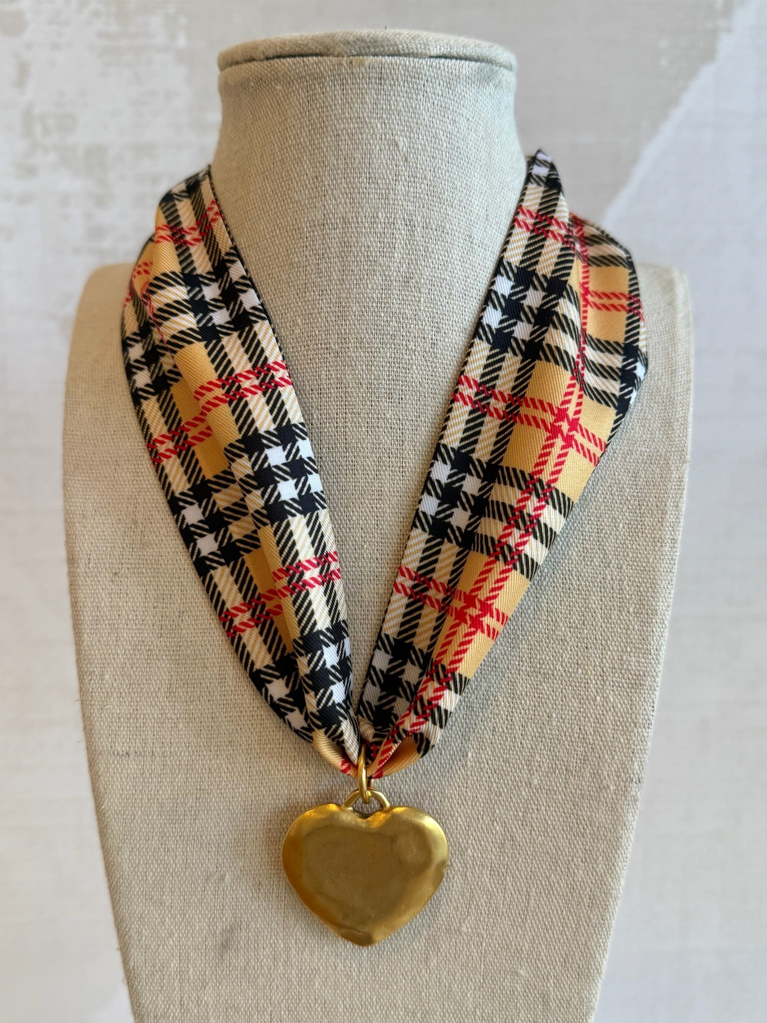 Noel Scarf Necklace - Cola Stacks - 